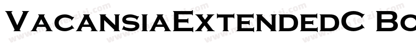 VacansiaExtendedC Bold字体转换